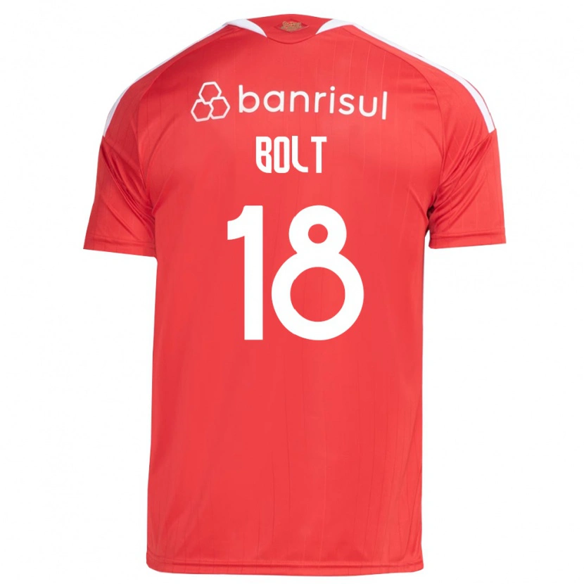 Danxen Enfant Maillot Tamara Bolt #18 Rouge Blanc Tenues Domicile 2026/27 T-Shirt