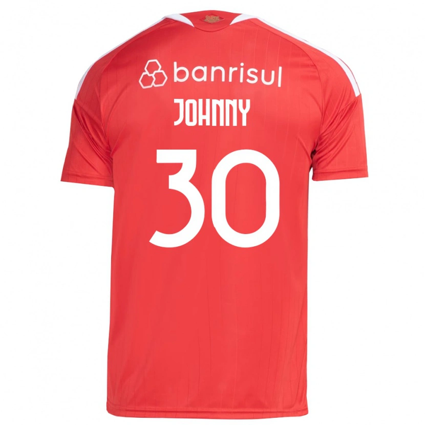 Danxen Enfant Maillot Johnny #30 Rouge Blanc Tenues Domicile 2026/27 T-Shirt