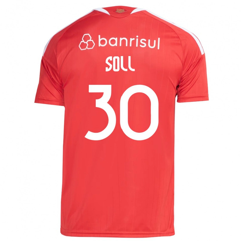 Danxen Enfant Maillot Soll #30 Rouge Blanc Tenues Domicile 2026/27 T-Shirt