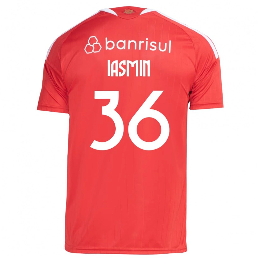 Danxen Enfant Maillot Iasmin #36 Rouge Blanc Tenues Domicile 2026/27 T-Shirt