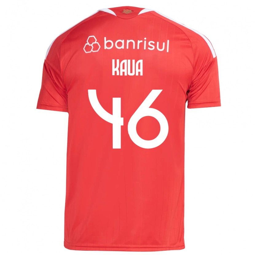 Danxen Enfant Maillot Pedro Kauã #46 Rouge Blanc Tenues Domicile 2026/27 T-Shirt