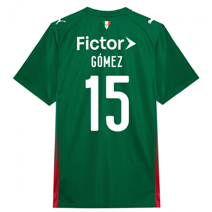 Danxen Enfant Maillot Gustavo Gómez #15 Vert Rouge Blanc Tenues Domicile 2026/27 T-Shirt