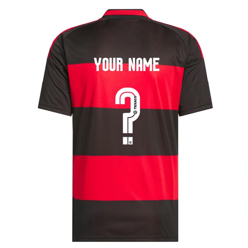 Danxen Enfant Maillot Votre Nom #0 Rouge Noir Blanc Tenues Domicile 2026/27 T-Shirt