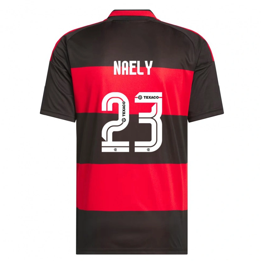 Danxen Enfant Maillot Naely #23 Rouge Noir Blanc Tenues Domicile 2026/27 T-Shirt