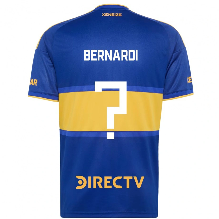 Danxen Enfant Maillot Balthazar Bernardi #0 Bleu Royal Jaune Tenues Domicile 2026/27 T-Shirt