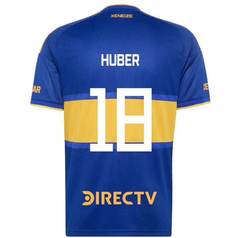 Danxen Enfant Maillot Clarisa Huber #18 Bleu Royal Jaune Tenues Domicile 2026/27 T-Shirt