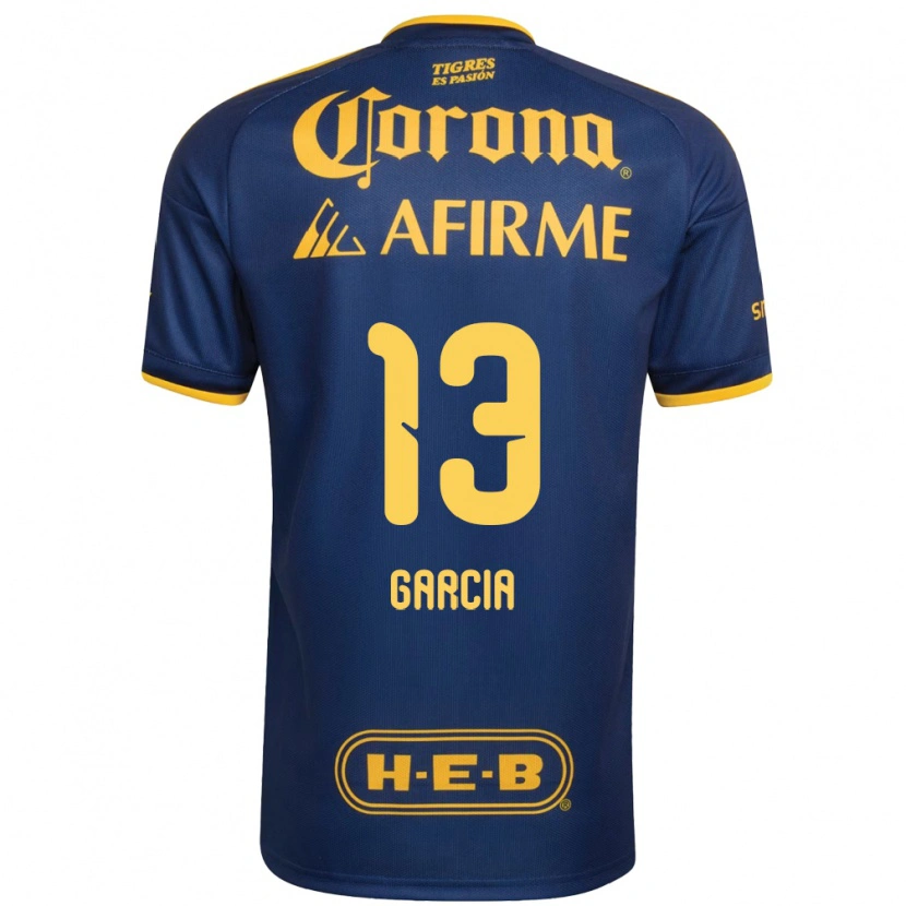 Danxen Enfant Maillot Miriam Garcia #13 Bleu Royal Jaune Tenues Extérieur 2026/27 T-Shirt