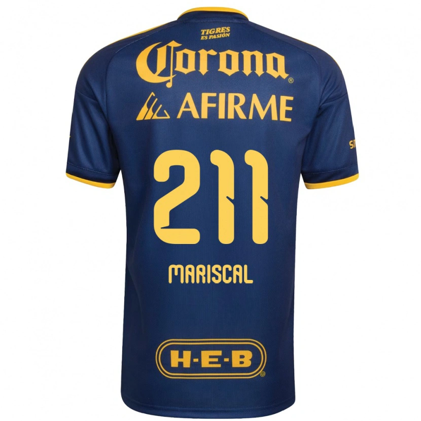 Danxen Enfant Maillot Kevin Mariscal #211 Bleu Royal Jaune Tenues Extérieur 2026/27 T-Shirt