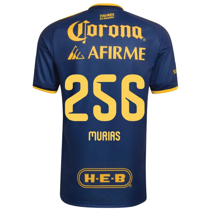 Danxen Enfant Maillot Mauricio Murias #256 Bleu Royal Jaune Tenues Extérieur 2026/27 T-Shirt