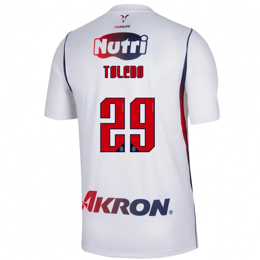 Danxen Enfant Maillot Wendy Toledo #29 Blanc Bleu Marine Rouge Tenues Extérieur 2026/27 T-Shirt
