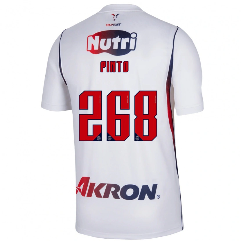Danxen Enfant Maillot Rigo Pinto #268 Blanc Bleu Marine Rouge Tenues Extérieur 2026/27 T-Shirt