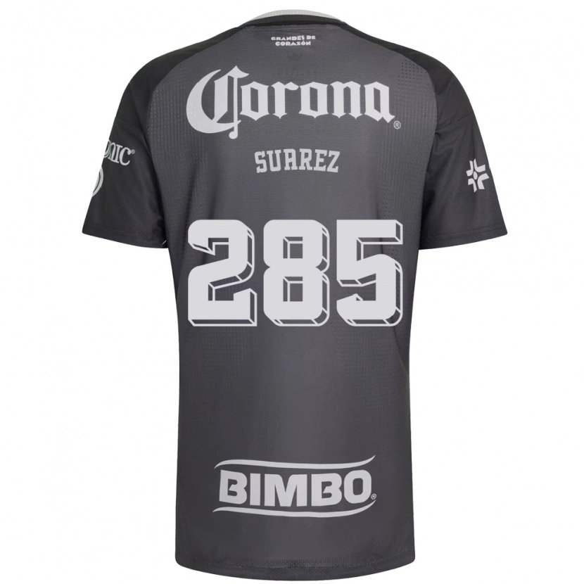 Danxen Enfant Maillot Irwin Suárez #285 Gris Blanc Noir Tenues Extérieur 2026/27 T-Shirt
