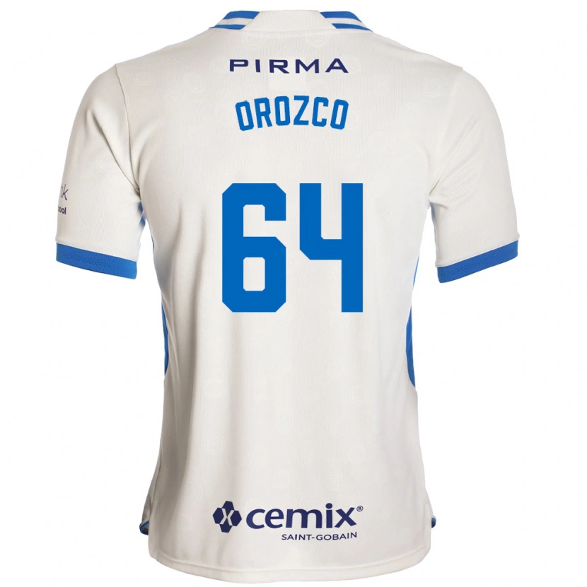 Danxen Enfant Maillot Fabrizzio Orozco #64 Blanc Bleu Rouge Tenues Extérieur 2026/27 T-Shirt