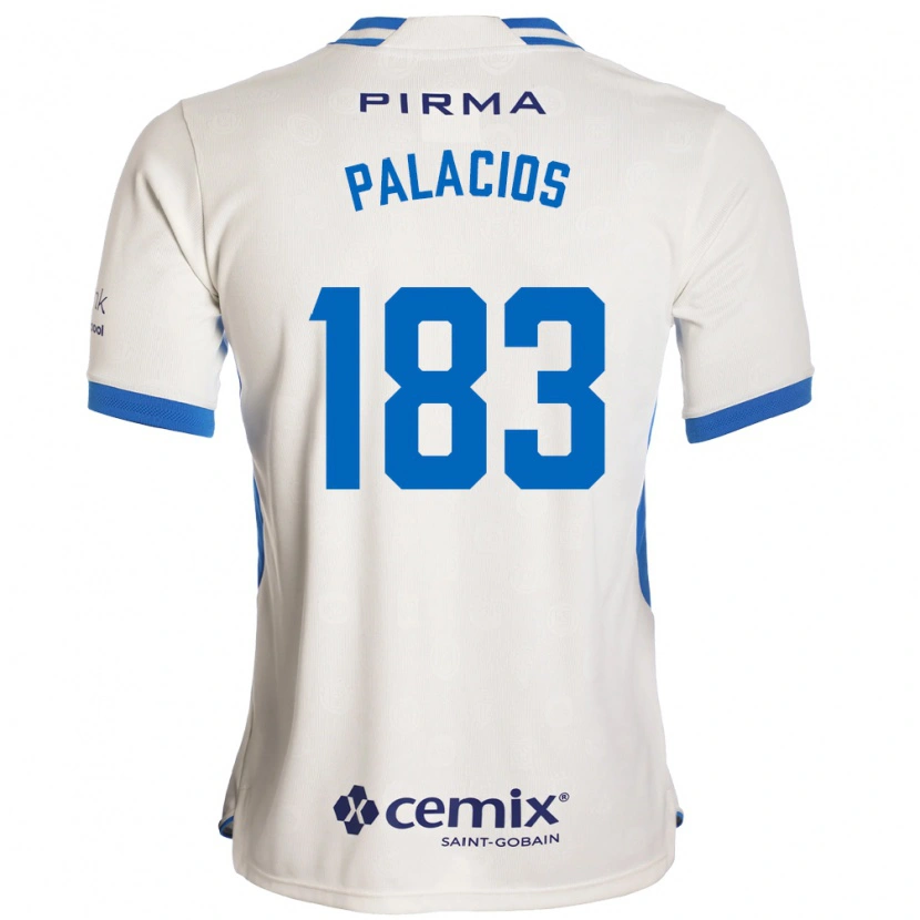 Danxen Enfant Maillot Kelvin Palacios #183 Blanc Bleu Rouge Tenues Extérieur 2026/27 T-Shirt