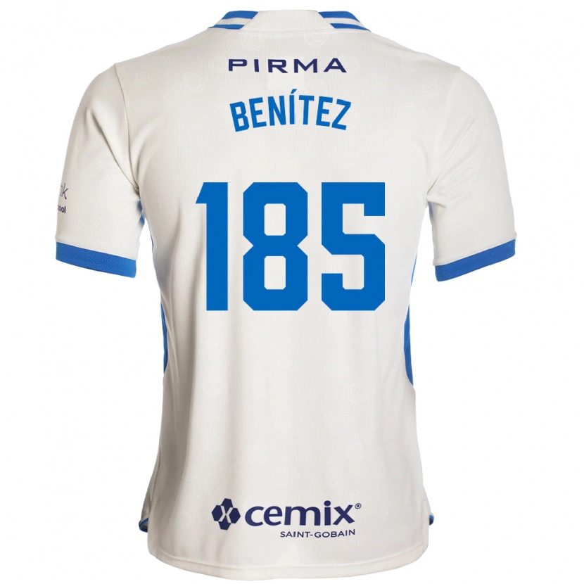 Danxen Enfant Maillot Cristopher Benítez #185 Blanc Bleu Rouge Tenues Extérieur 2026/27 T-Shirt
