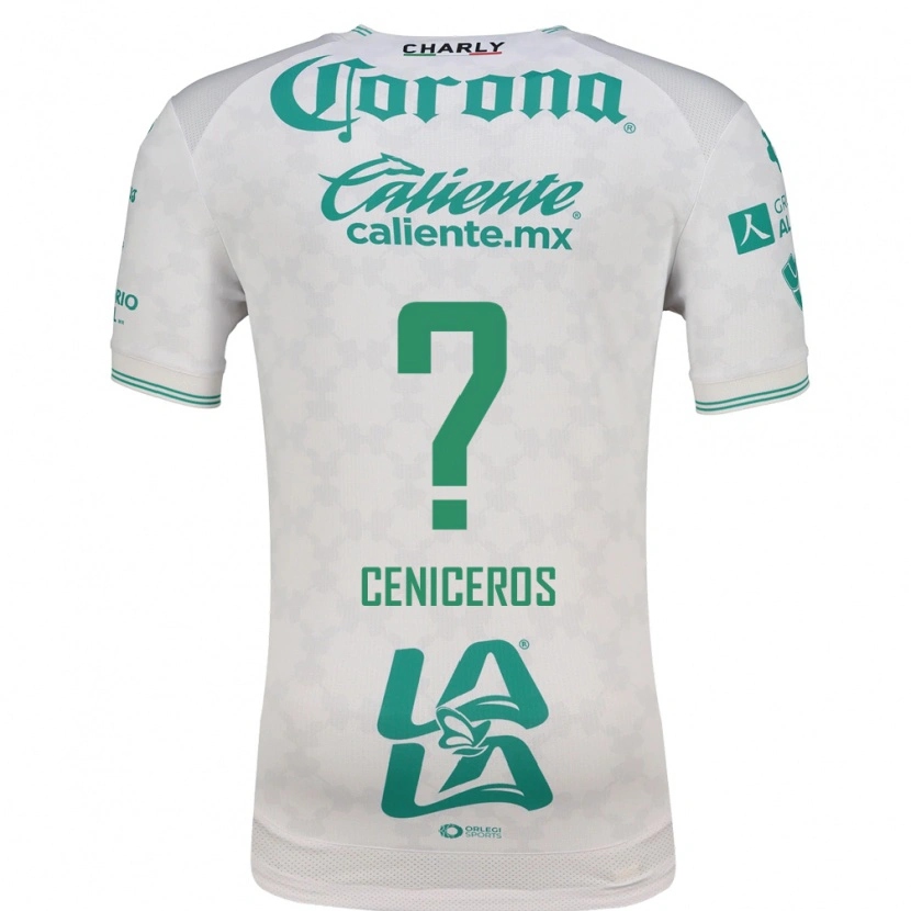 Danxen Enfant Maillot Carlos Ceniceros #0 Vert Clair Blanc Tenues Extérieur 2026/27 T-Shirt