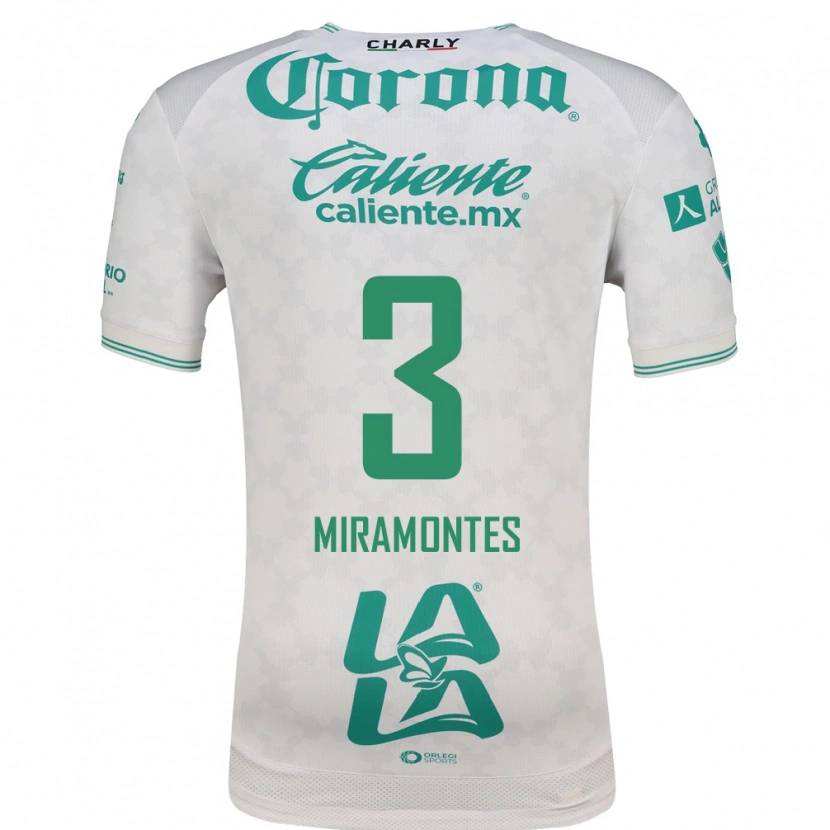 Danxen Enfant Maillot Natalia Miramontes #3 Vert Clair Blanc Tenues Extérieur 2026/27 T-Shirt