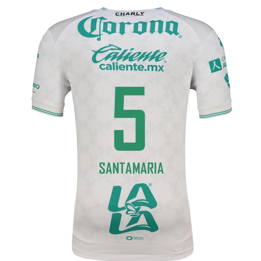 Danxen Enfant Maillot Anderson Santamaría #5 Vert Clair Blanc Tenues Extérieur 2026/27 T-Shirt