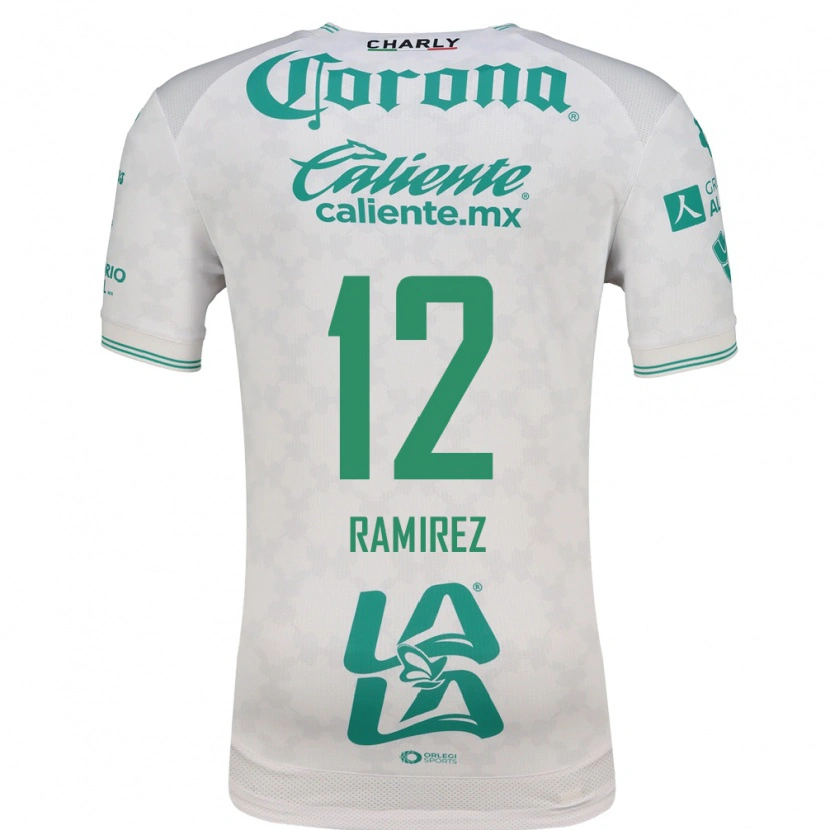 Danxen Enfant Maillot Santiago Ramírez #12 Vert Clair Blanc Tenues Extérieur 2026/27 T-Shirt