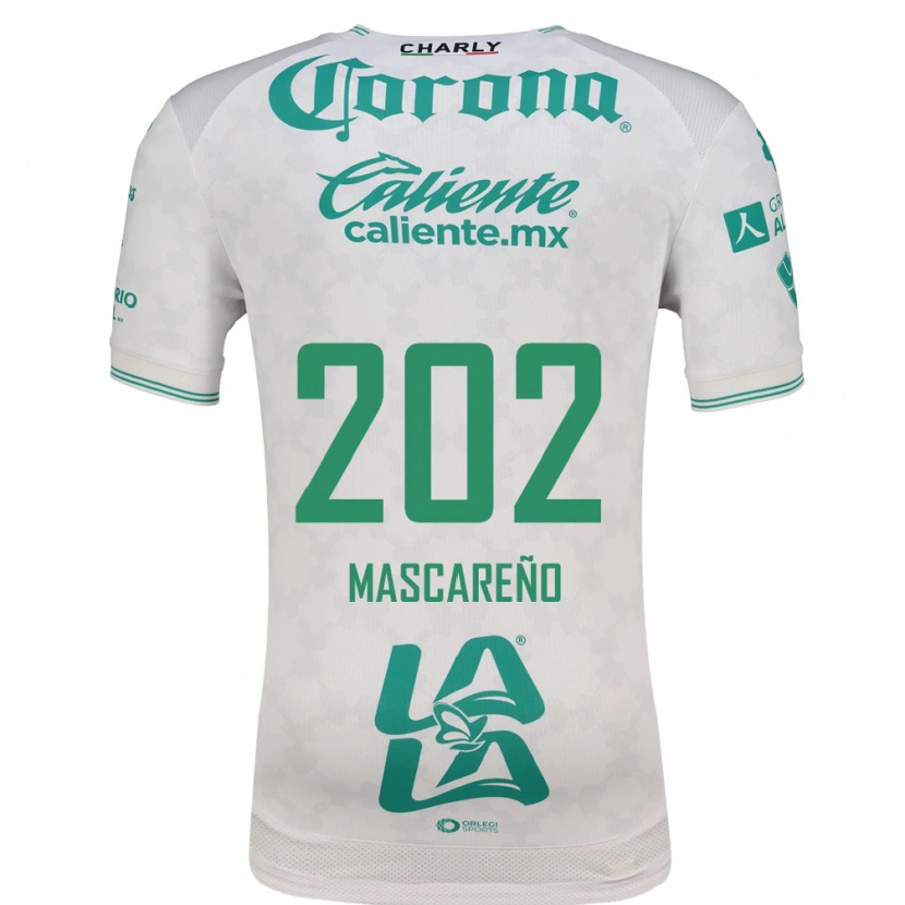 Danxen Enfant Maillot Luis Mascareño #202 Vert Clair Blanc Tenues Extérieur 2026/27 T-Shirt