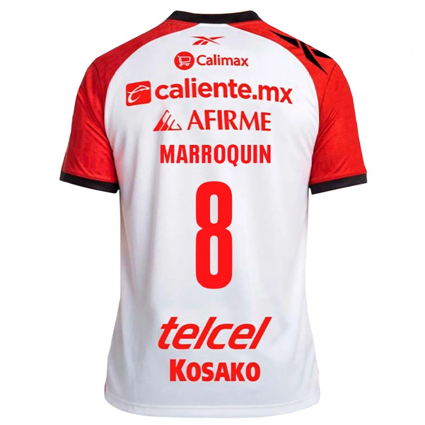 Danxen Enfant Maillot Ammanda Marroquin #8 Rouge Blanc Noir Tenues Extérieur 2026/27 T-Shirt