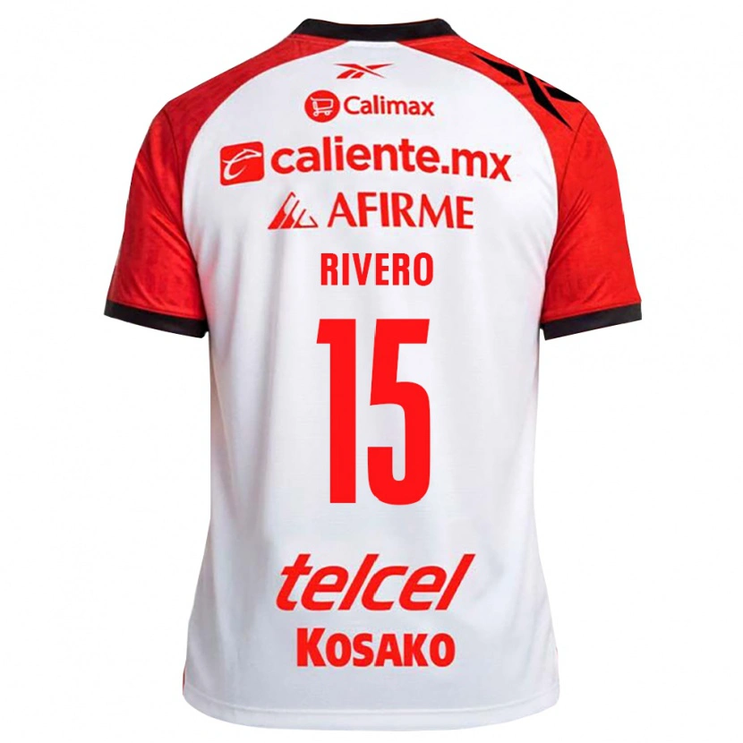 Danxen Enfant Maillot Ignacio Rivero #15 Rouge Blanc Noir Tenues Extérieur 2026/27 T-Shirt