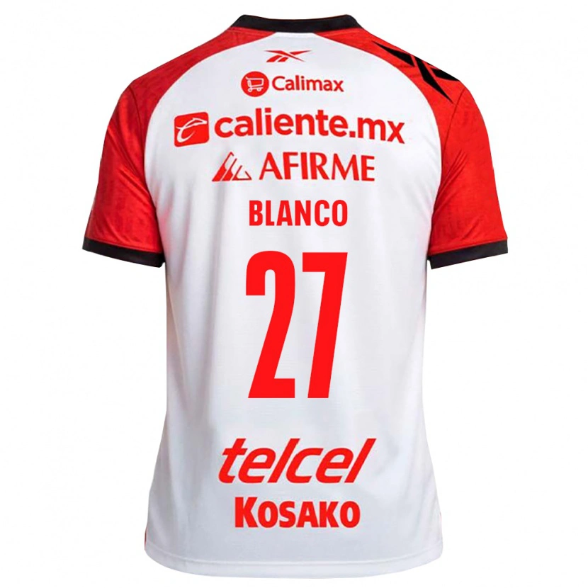 Danxen Enfant Maillot Domingo Blanco #27 Rouge Blanc Noir Tenues Extérieur 2026/27 T-Shirt