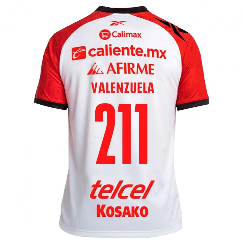 Danxen Enfant Maillot Aldieri Valenzuela #211 Rouge Blanc Noir Tenues Extérieur 2026/27 T-Shirt