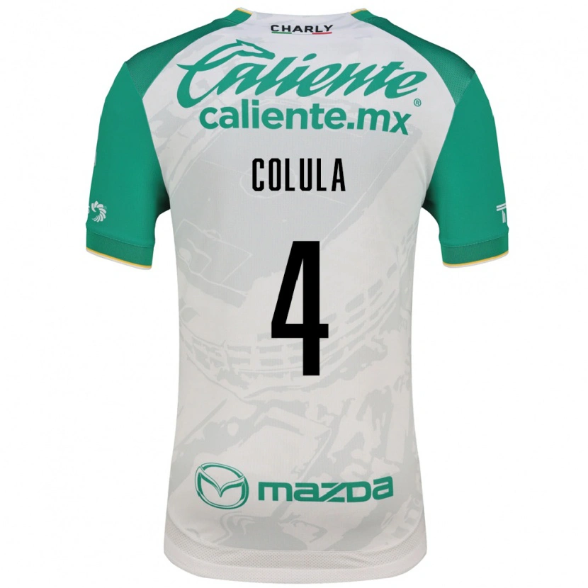 Danxen Enfant Maillot Bryan Colula #4 Vert Clair Blanc Tenues Extérieur 2026/27 T-Shirt
