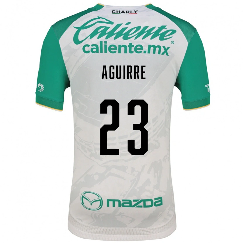 Danxen Enfant Maillot Zoe Aguirre #23 Vert Clair Blanc Tenues Extérieur 2026/27 T-Shirt
