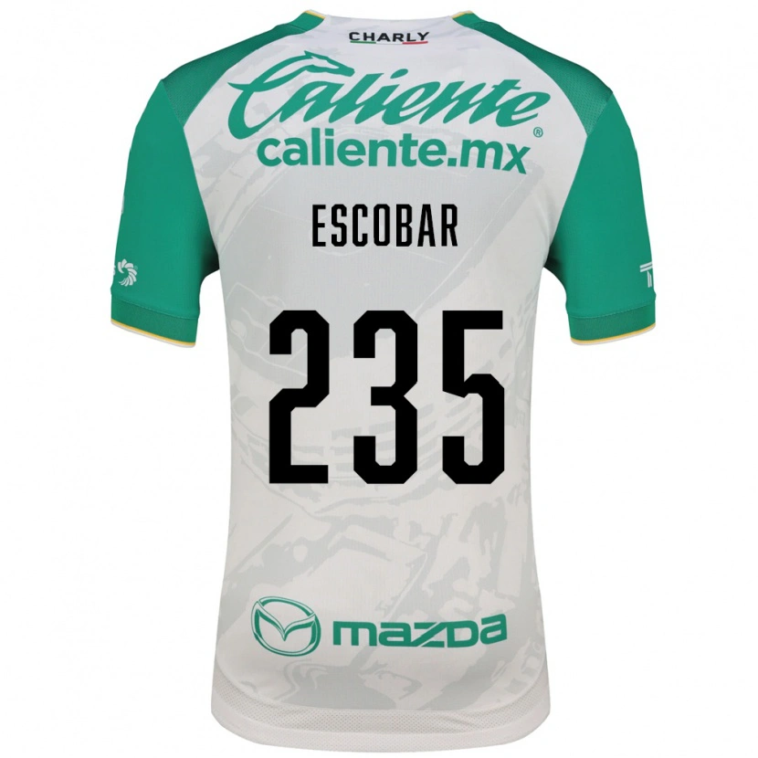 Danxen Enfant Maillot Erik Escobar #235 Vert Clair Blanc Tenues Extérieur 2026/27 T-Shirt