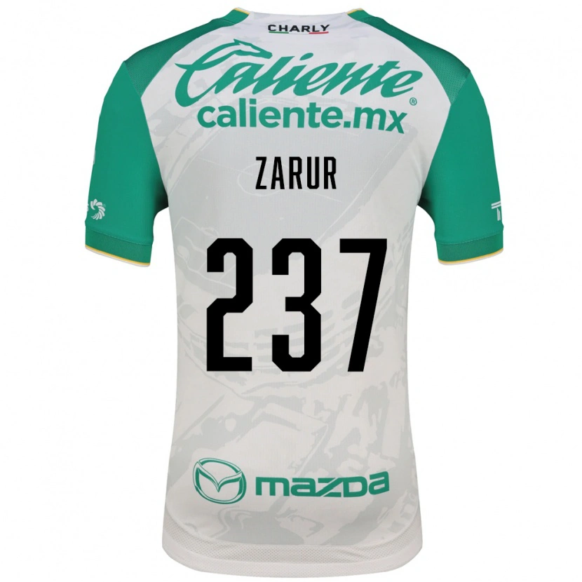 Danxen Enfant Maillot Hassem Zarur #237 Vert Clair Blanc Tenues Extérieur 2026/27 T-Shirt