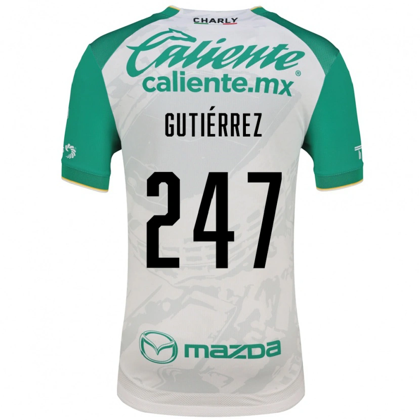 Danxen Enfant Maillot Brandón Gutiérrez #247 Vert Clair Blanc Tenues Extérieur 2026/27 T-Shirt