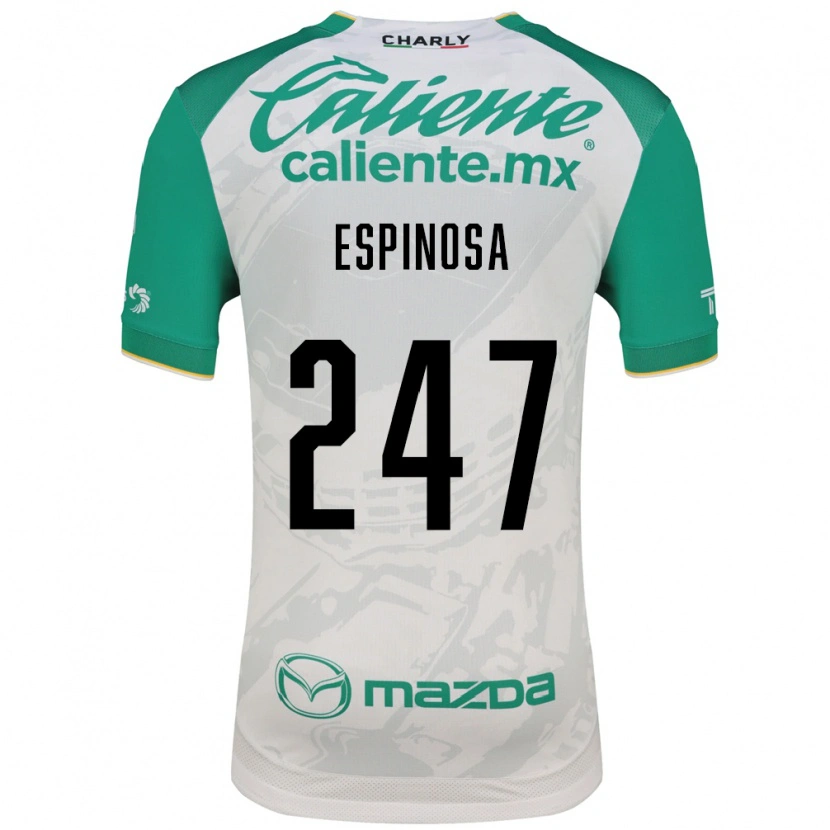Danxen Enfant Maillot Issac Espinosa #247 Vert Clair Blanc Tenues Extérieur 2026/27 T-Shirt