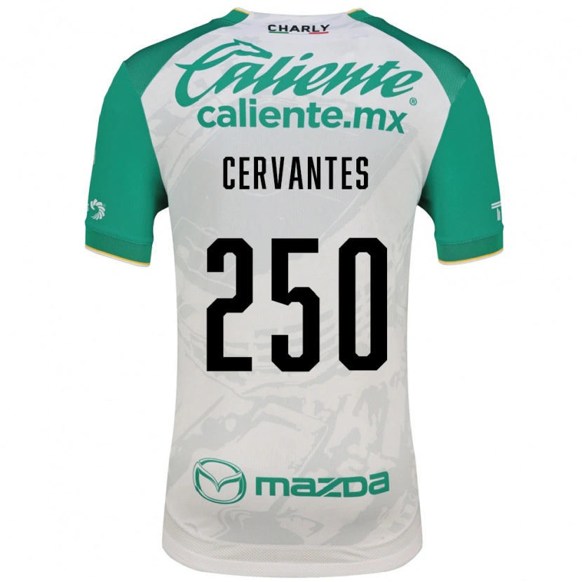 Danxen Enfant Maillot Christian Cervantes #250 Vert Clair Blanc Tenues Extérieur 2026/27 T-Shirt