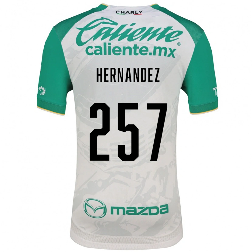 Danxen Enfant Maillot Karín Hernández #257 Vert Clair Blanc Tenues Extérieur 2026/27 T-Shirt