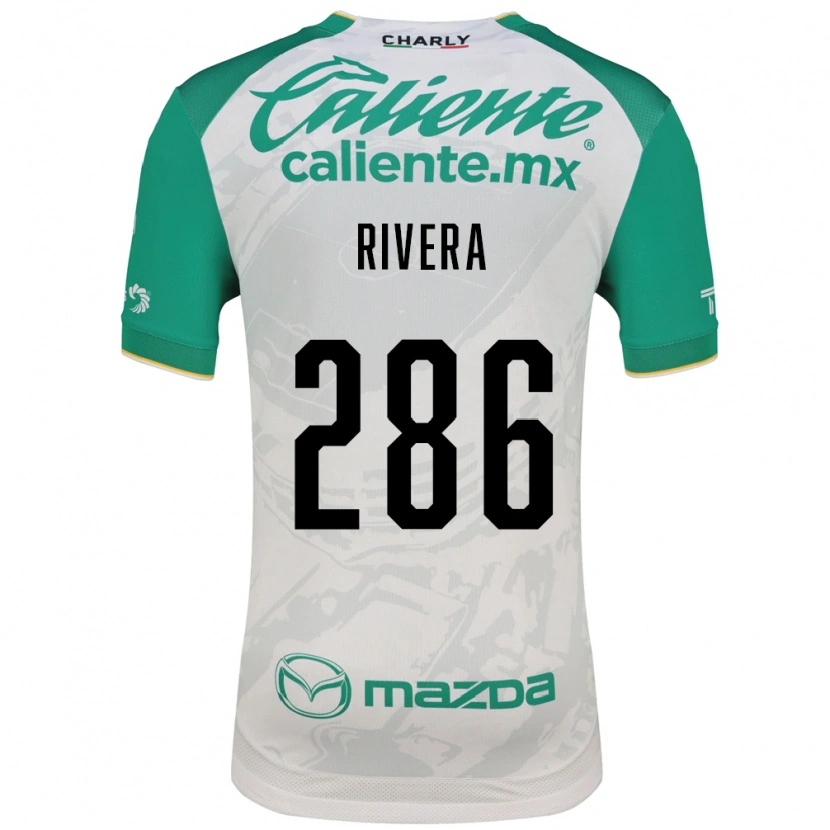 Danxen Enfant Maillot Marcelo Rivera #286 Vert Clair Blanc Tenues Extérieur 2026/27 T-Shirt