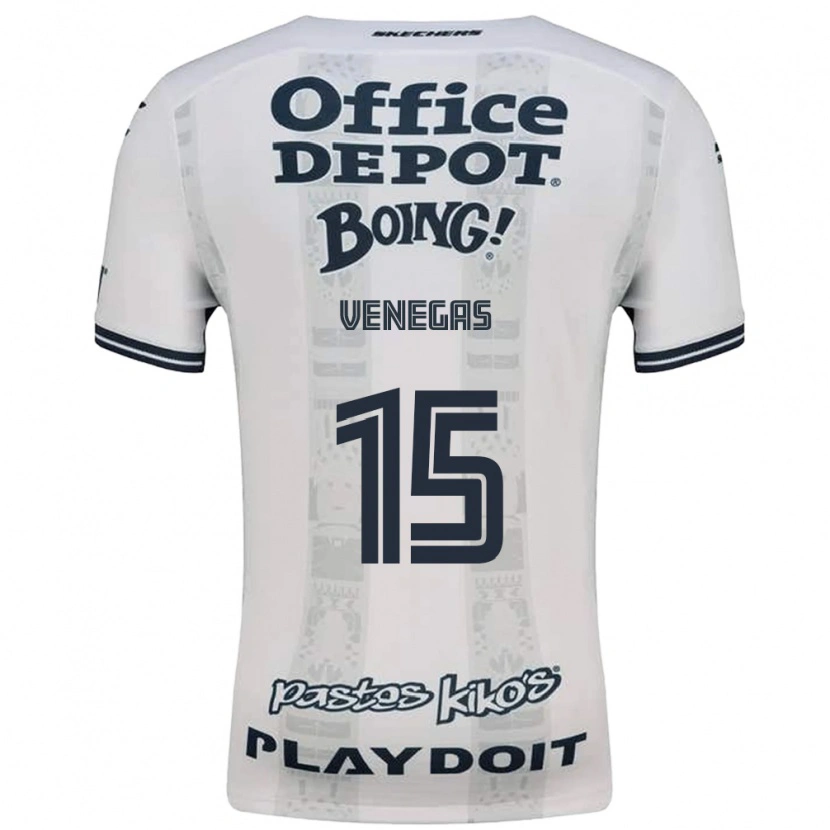Danxen Enfant Maillot Francisco Venegas #15 Rouge Blanc Noir Tenues Extérieur 2026/27 T-Shirt