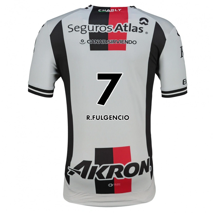 Danxen Enfant Maillot Raymundo Fulgencio #7 Blanc Rouge Noir Tenues Extérieur 2026/27 T-Shirt