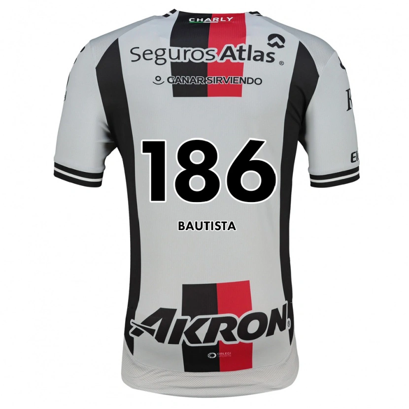 Danxen Enfant Maillot Anthony Bautista #186 Blanc Rouge Noir Tenues Extérieur 2026/27 T-Shirt