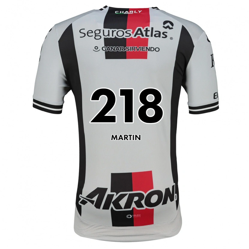 Danxen Enfant Maillot Jorge San Martín #218 Blanc Rouge Noir Tenues Extérieur 2026/27 T-Shirt