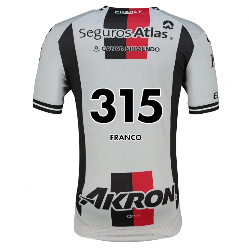 Danxen Enfant Maillot César Franco #315 Blanc Rouge Noir Tenues Extérieur 2026/27 T-Shirt
