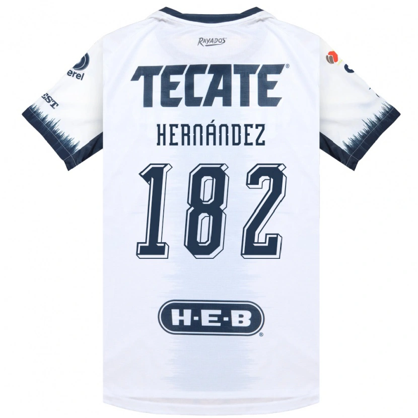 Danxen Enfant Maillot Derek Hernández #182 Blanc Bleu Encre Rouge Tenues Extérieur 2026/27 T-Shirt