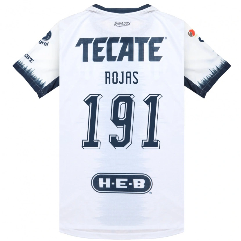Danxen Enfant Maillot Luis Rojas #191 Blanc Bleu Encre Rouge Tenues Extérieur 2026/27 T-Shirt