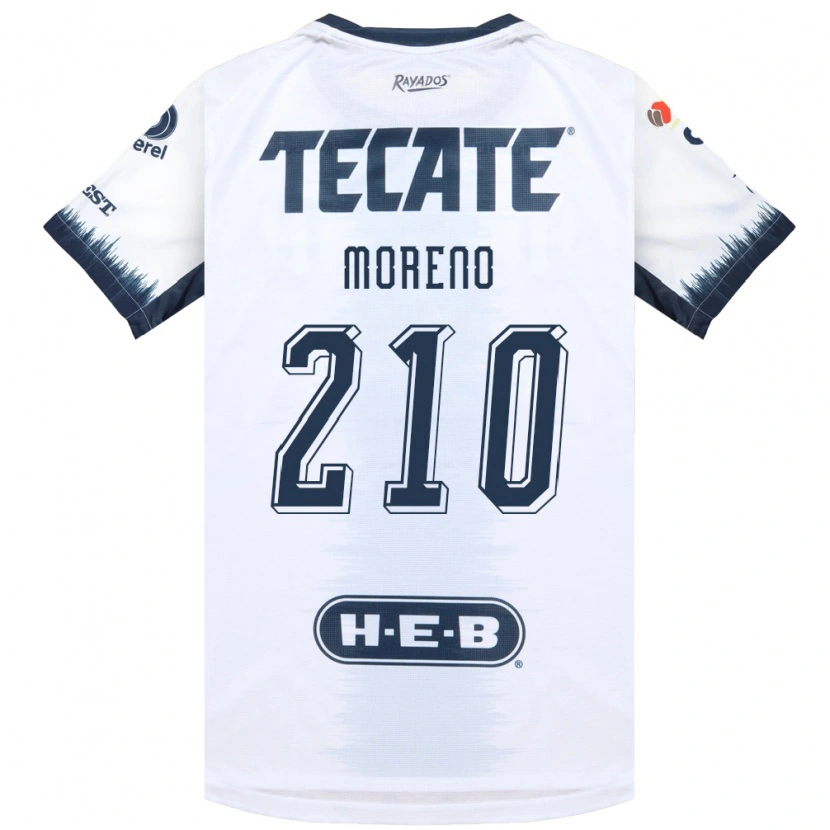 Danxen Enfant Maillot Gael Moreno #210 Blanc Bleu Encre Rouge Tenues Extérieur 2026/27 T-Shirt