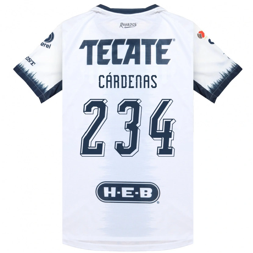 Danxen Enfant Maillot Mahonry Cárdenas #234 Blanc Bleu Encre Rouge Tenues Extérieur 2026/27 T-Shirt