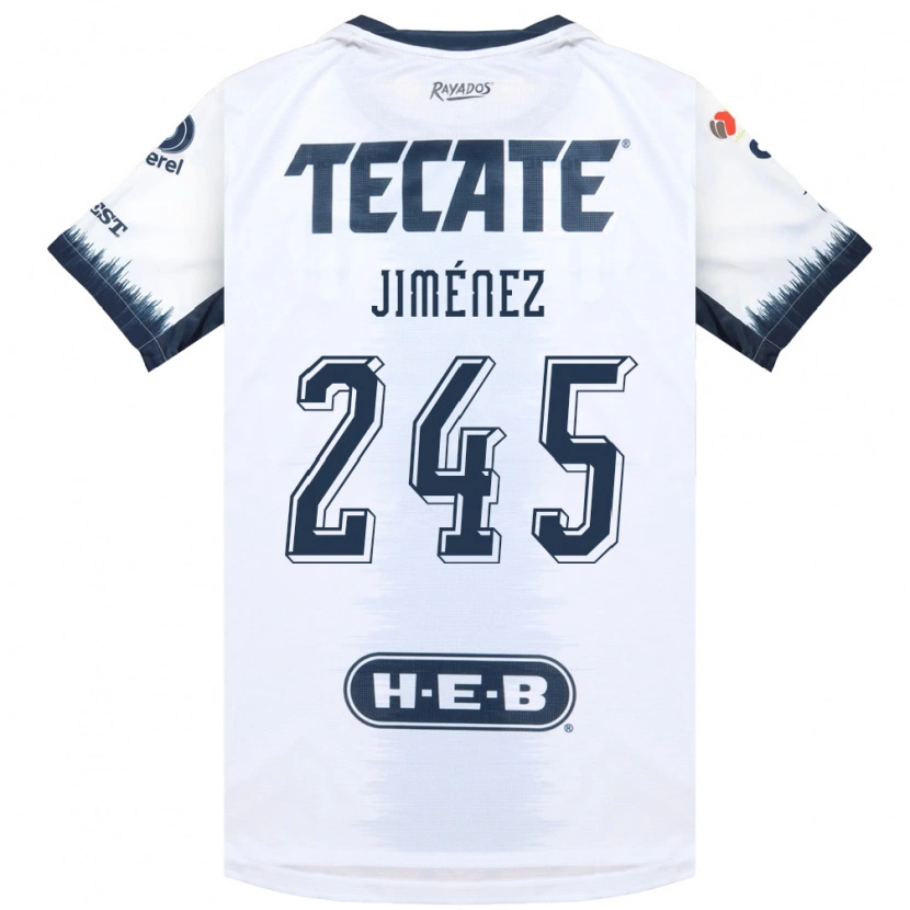 Danxen Enfant Maillot Gabriel Jiménez #245 Blanc Bleu Encre Rouge Tenues Extérieur 2026/27 T-Shirt