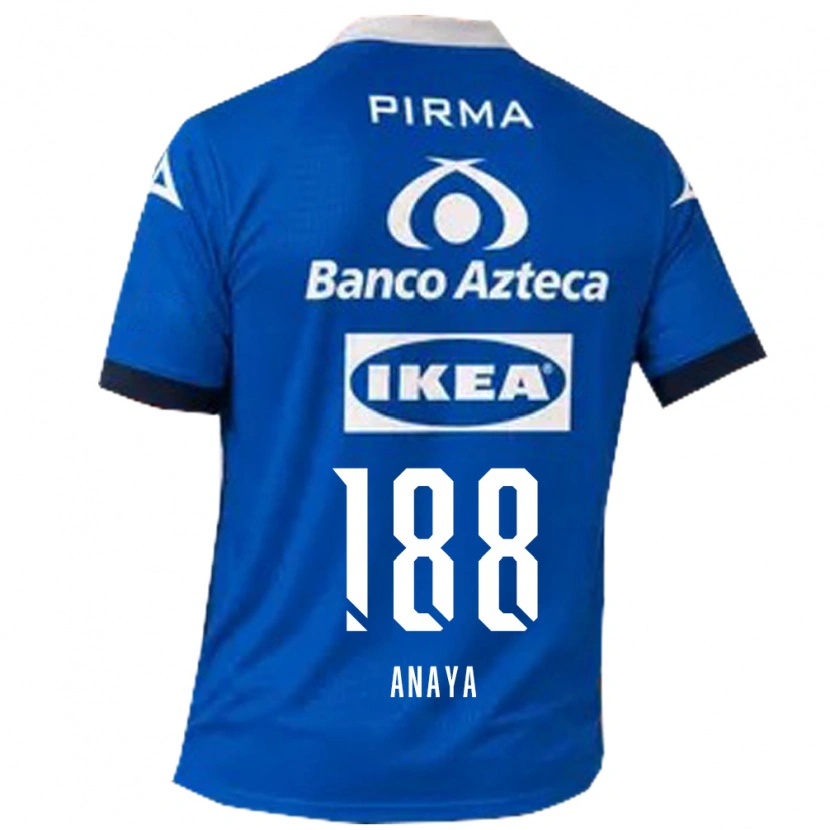 Danxen Enfant Maillot Mario Anaya #188 Bleu Blanc Tenues Extérieur 2026/27 T-Shirt