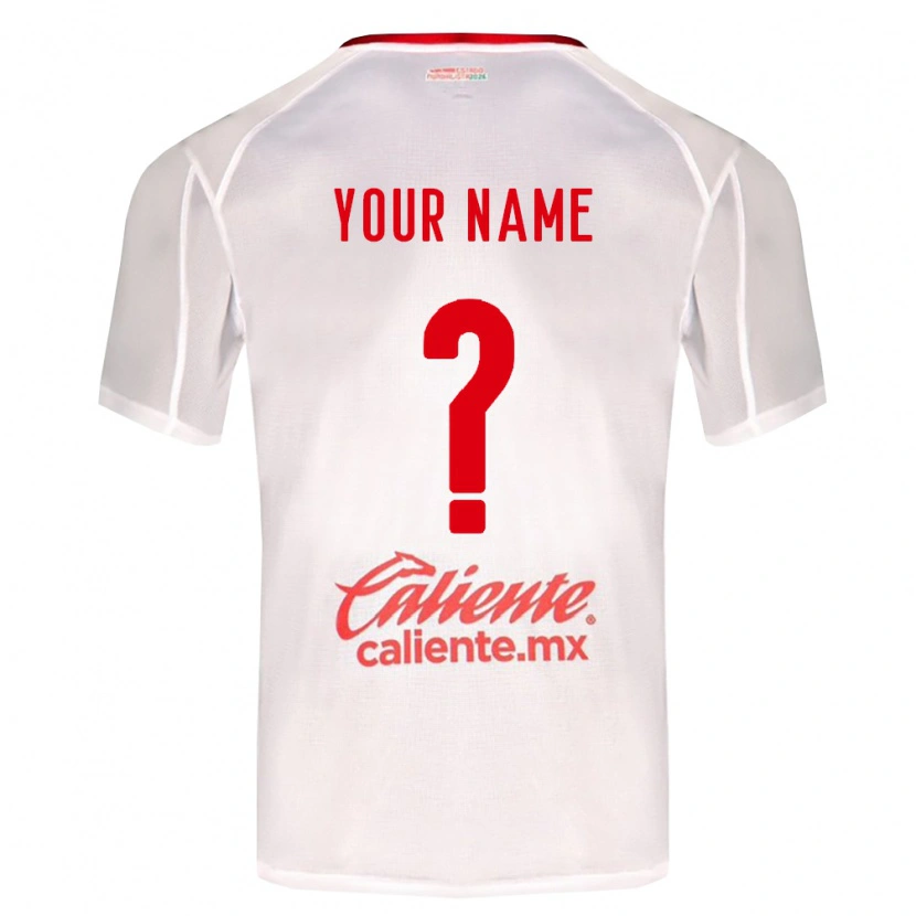 Danxen Enfant Maillot Votre Nom #0 Blanc Vert Rouge Tenues Extérieur 2026/27 T-Shirt
