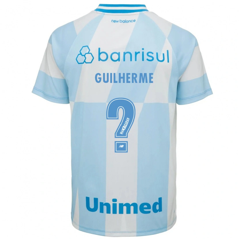Danxen Enfant Maillot Zé Guilherme #0 Bleu Clair Blanc Tenues Extérieur 2026/27 T-Shirt